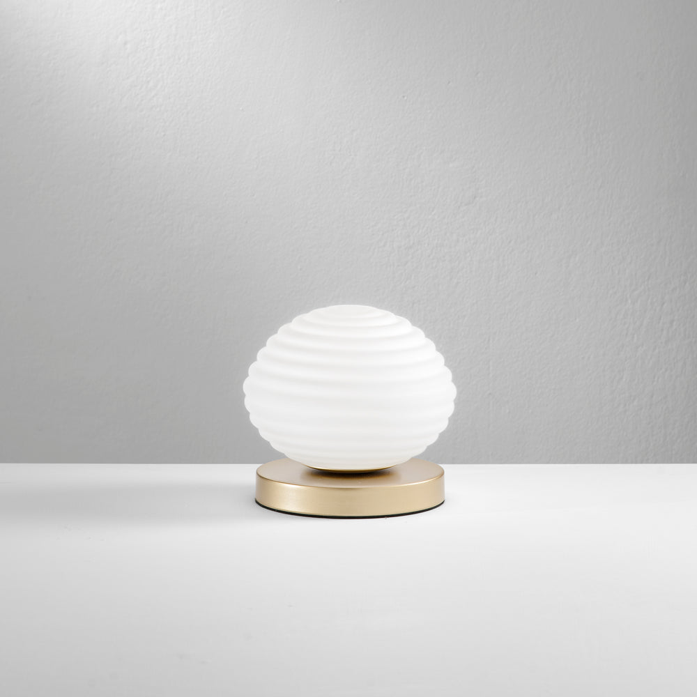 LUMETTO RIPPLE ORO 1XE27 18X18X16,5CM