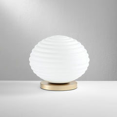 LUMETTO RIPPLE ORO 1XE27 32X32X28CM