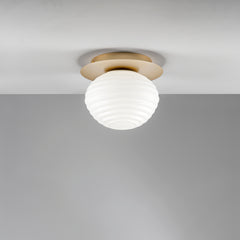 PLAFONIERA RIPPLE ORO 1XE27 20X20X17CM
