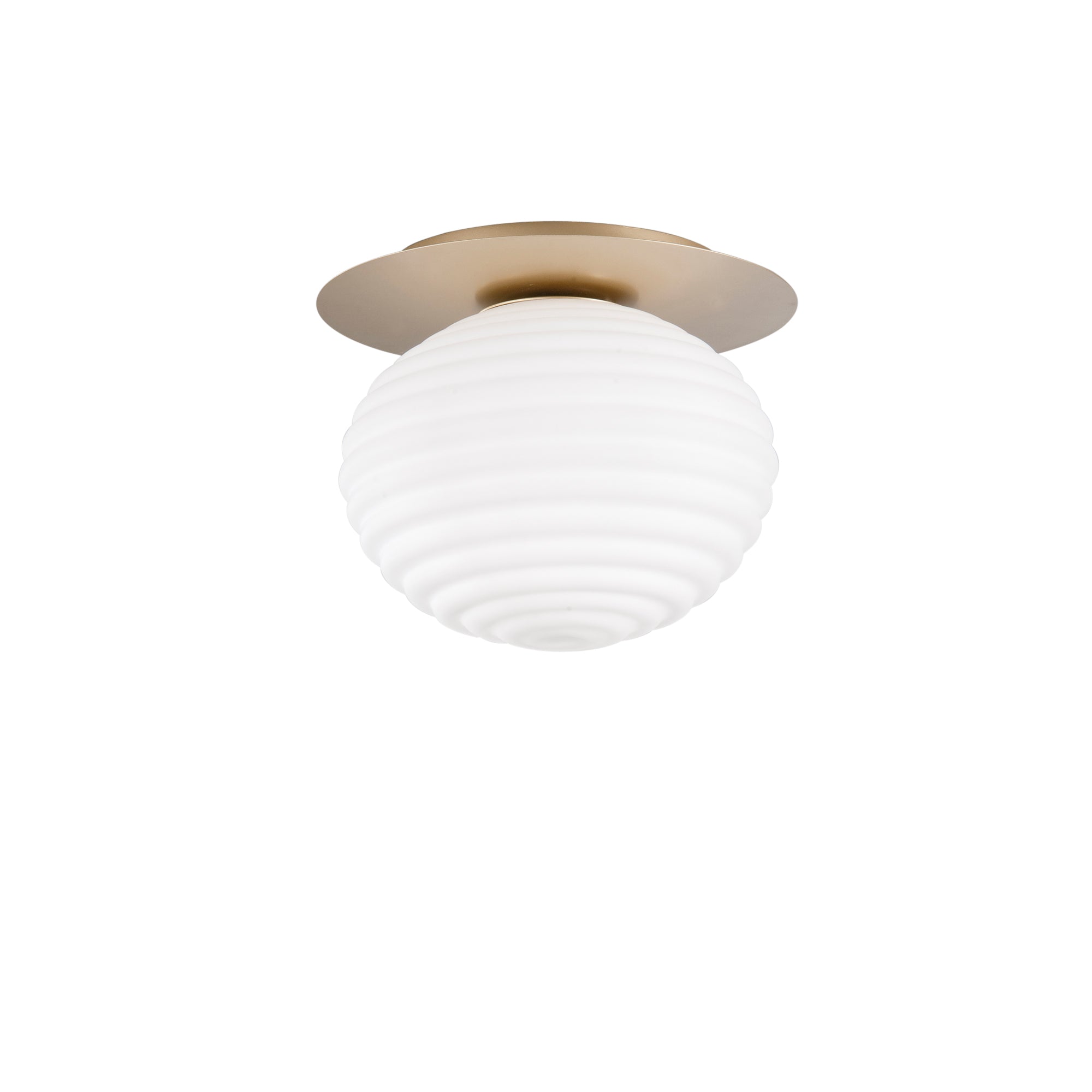 PLAFONIERA RIPPLE ORO 1XE27 35X35X28CM