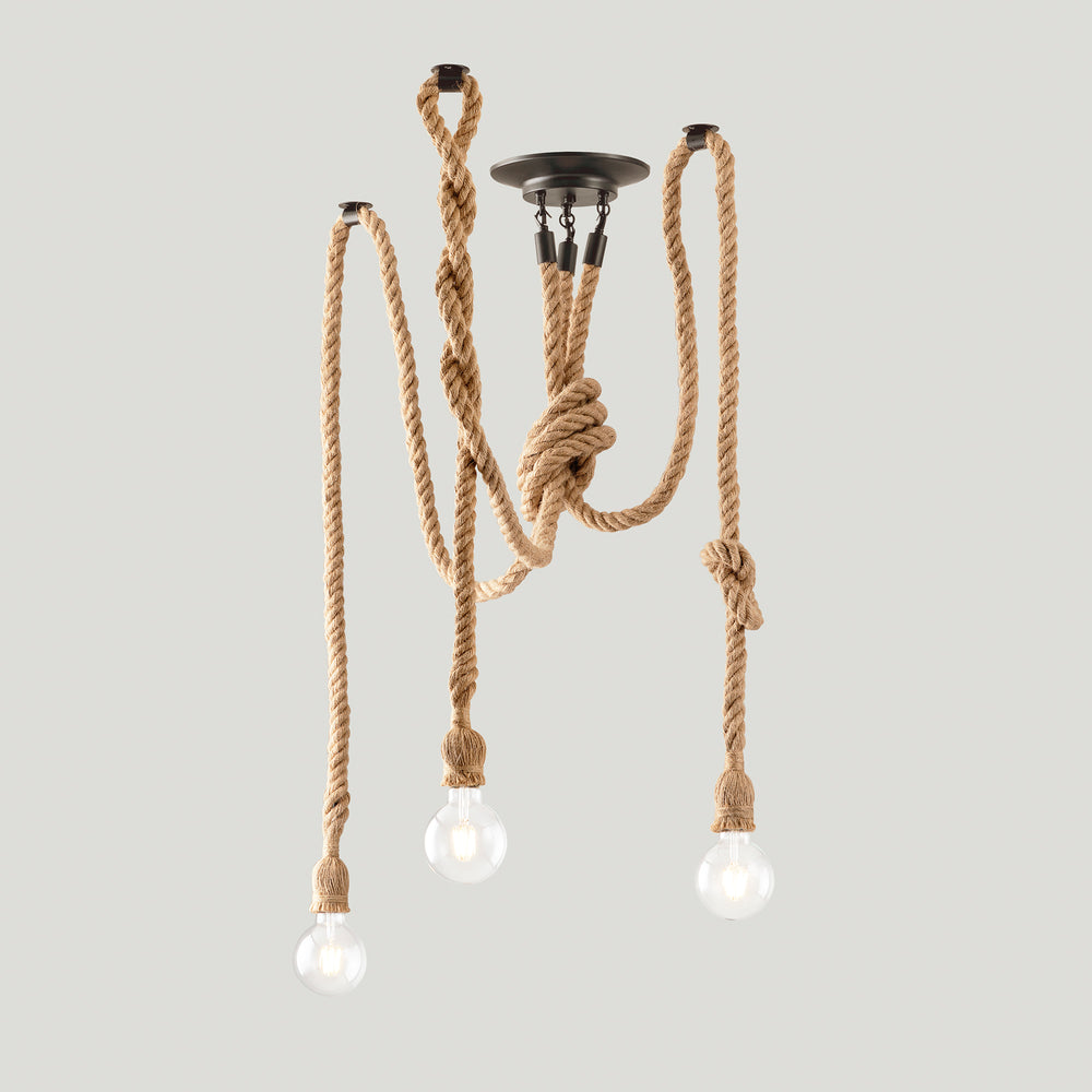 PLAFONIERA ROPE CANAPA 3XE27 250CM