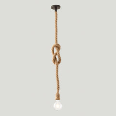 SOSPENSIONE ROPE CANAPA 1XE27 150CM