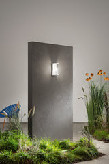 APPLIQUE ROSEN BIANCO IN ALLUMINIO+VETRO 1XE27 IP44 119X83X222MM
