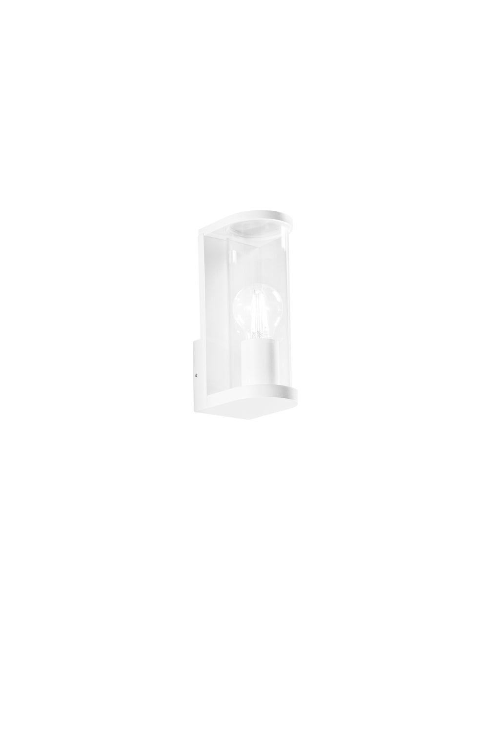 APPLIQUE ROSEN BIANCO IN ALLUMINIO+VETRO 1XE27 IP44 119X83X222MM