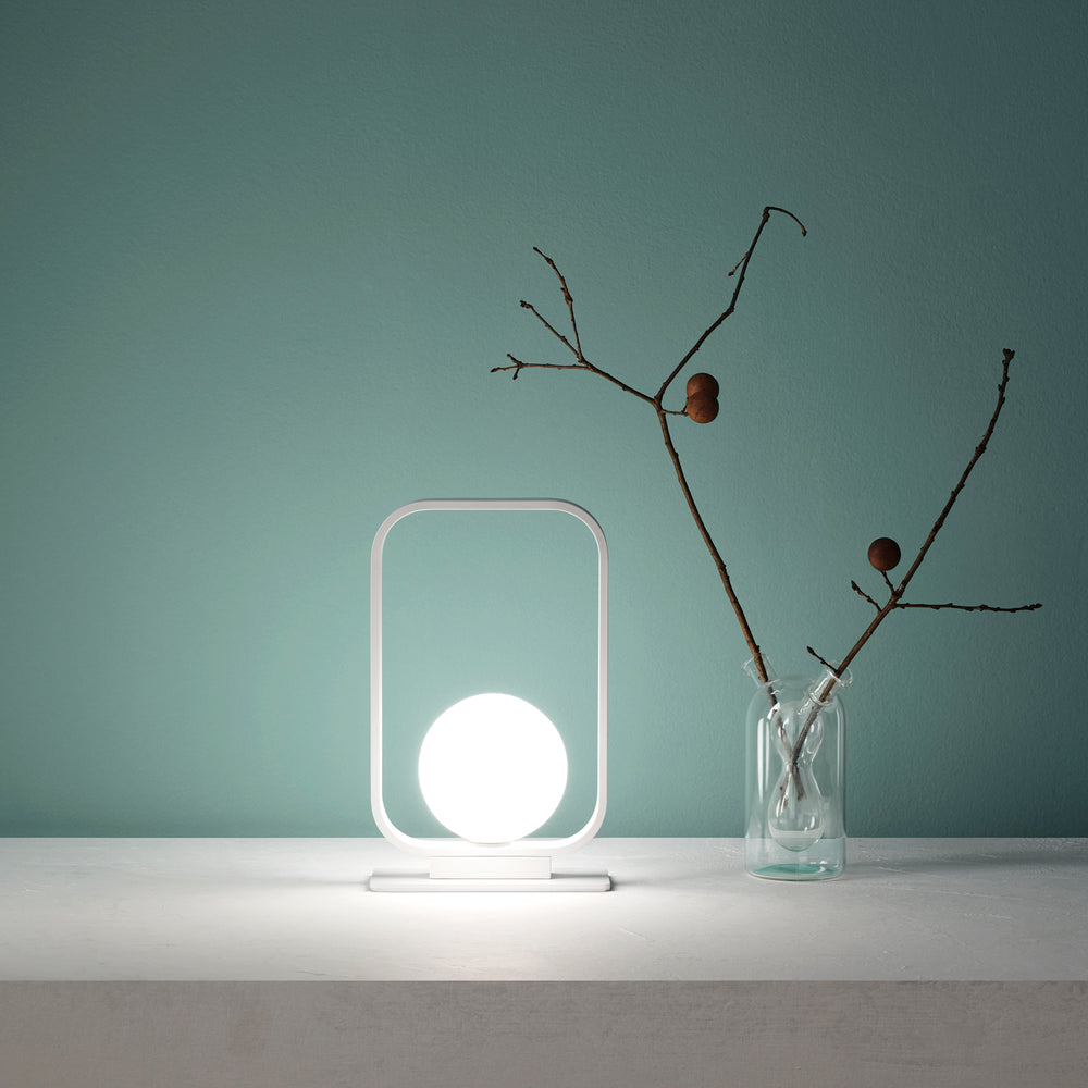LUME ROXY BIANCO 1XGU9 16X26CM