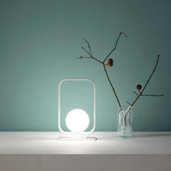 LUME ROXY BIANCO 1XGU9 16X26CM
