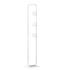 "Piantana ROXY in alluminio bianco a 3 luci"