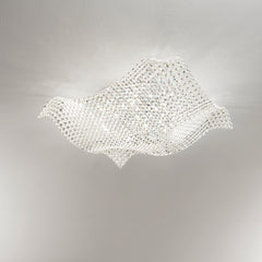 PLAFONIERA RUMBA TRASPARENTE 9XG9 72X72X16CM