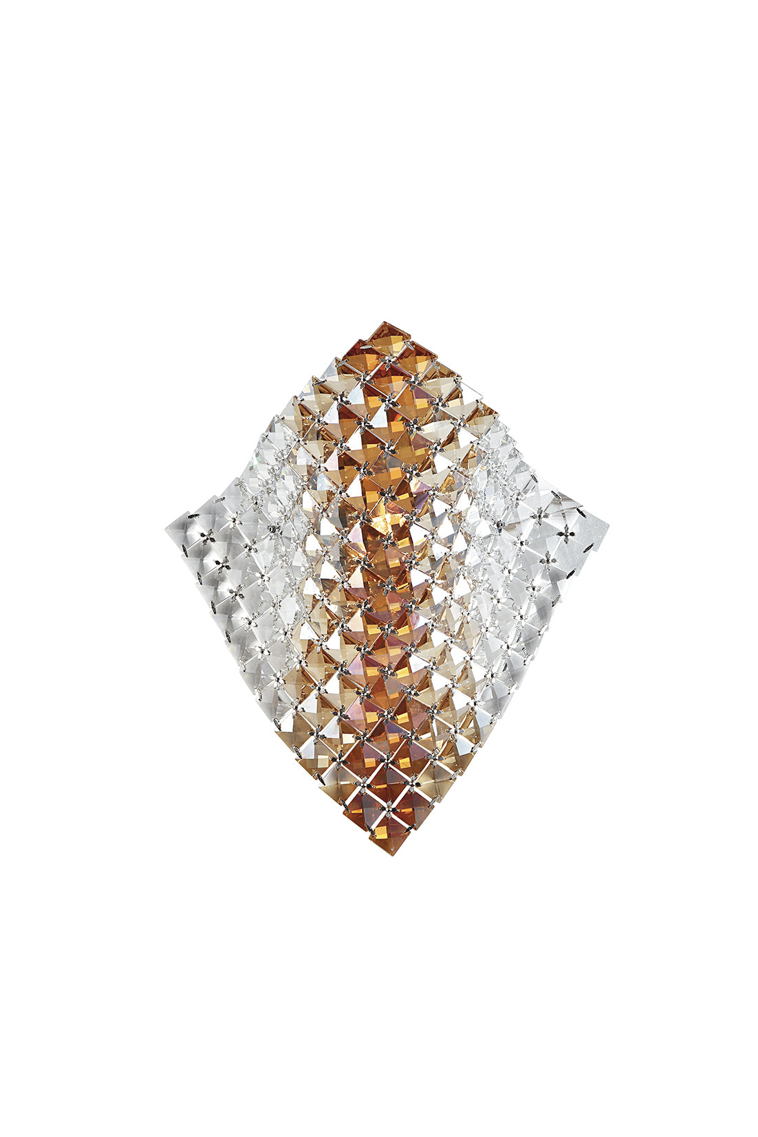 APPLIQUE RUMBA TRASPARENTI/AMBRA 1XG9 25X14X29CM