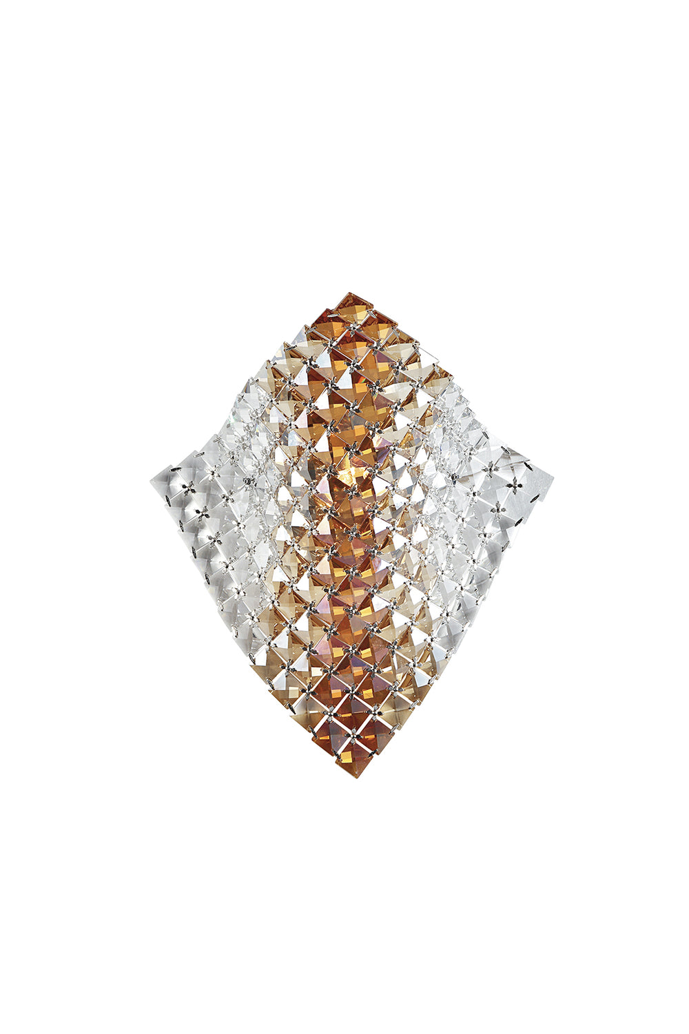 APPLIQUE RUMBA TRASPARENTI/AMBRA 1XG9 25X14X29CM