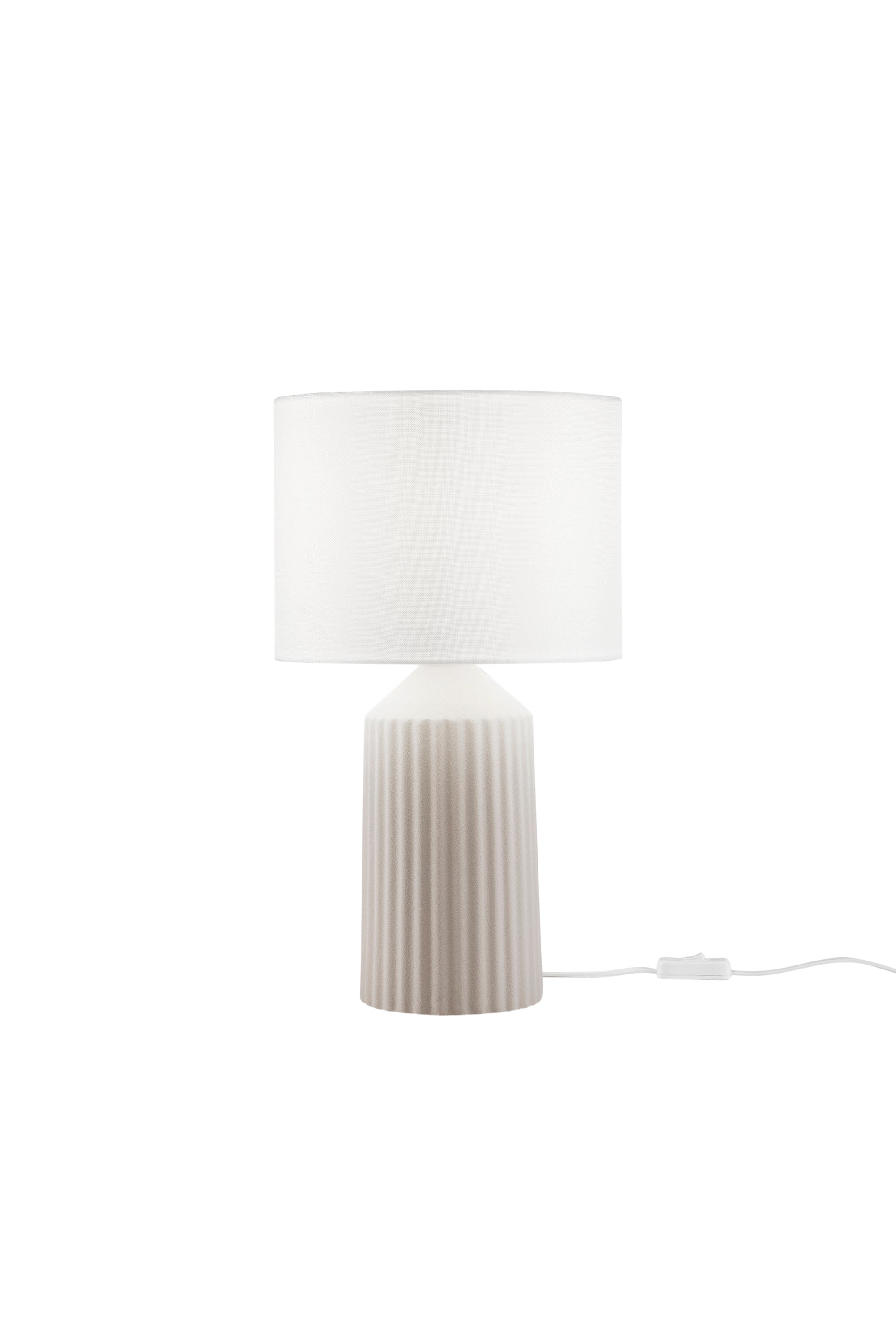 LUME SAHARA IN CERAMICA BEIGE 1XE27 MISURA TOTALE D27,1XH47,1CM