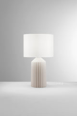 LUME SAHARA IN CERAMICA BEIGE 1XE27 MISURA TOTALE D27,1XH47,1CM