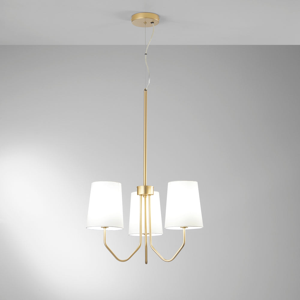 SOSPENSIONE SALLY ORO 3XE14 50X150CM