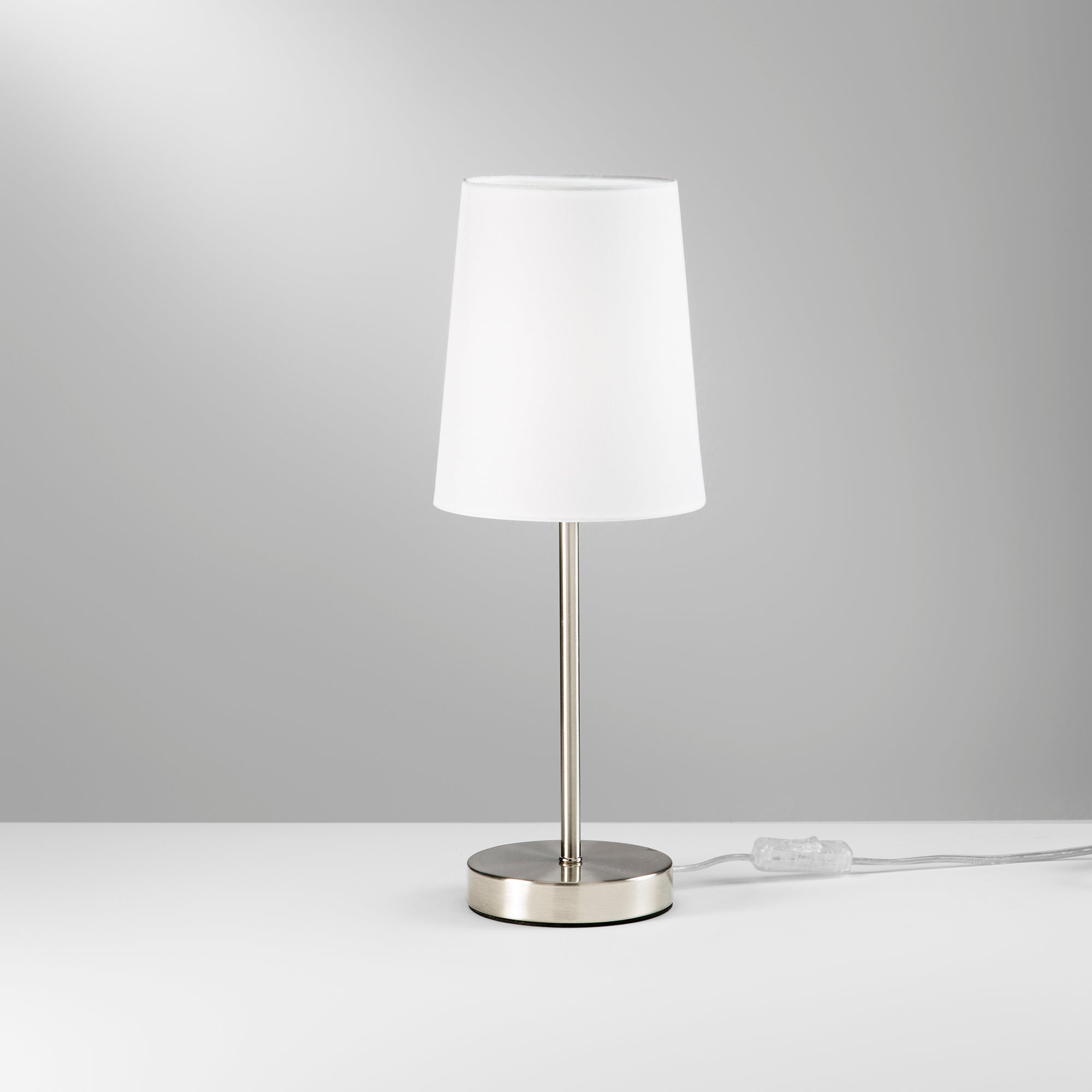 LAMPADA DA TAVOLO SALLY NICKEL 1XE14 15X15X41,8CM