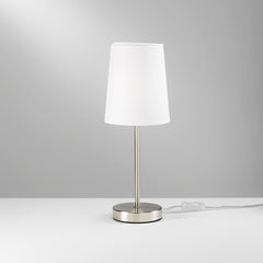 LAMPADA DA TAVOLO SALLY NICKEL 1XE14 15X15X41,8CM