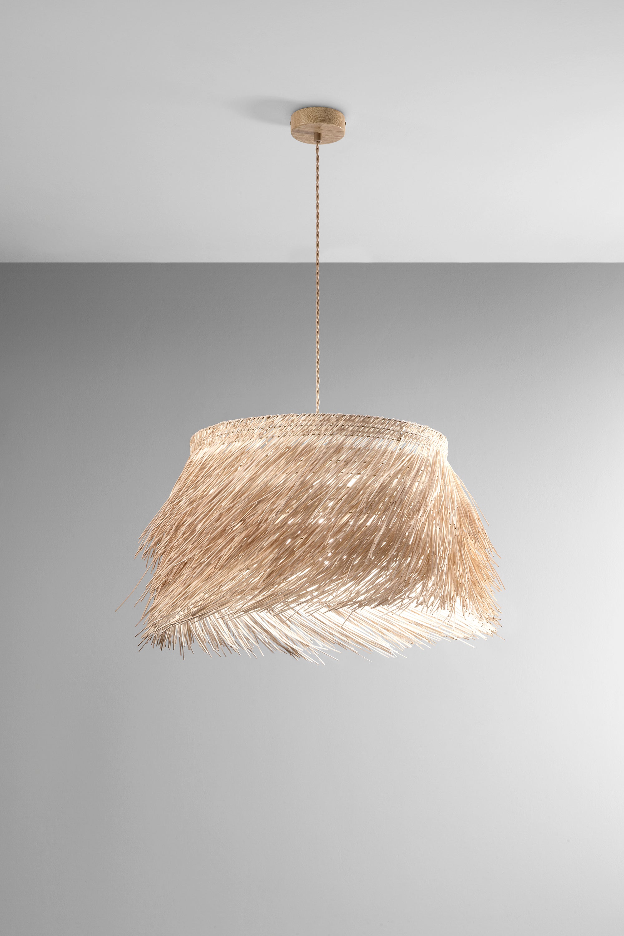SOSPENSIONE SAMOA IN RATTAN 1XE27 MAX 60W IP20 60XH178CM