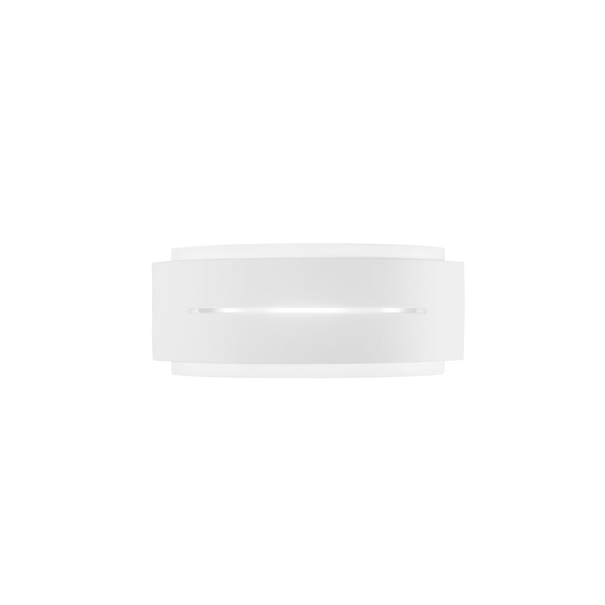 "Applique SCOTT in gesso bianco verniciabile con luce biemissione"