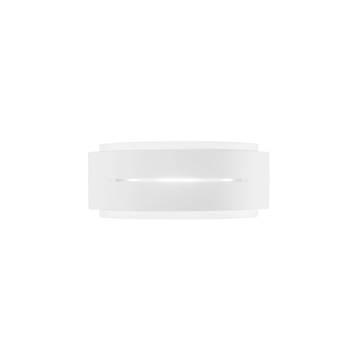 "Applique SCOTT in gesso bianco verniciabile con luce biemissione"