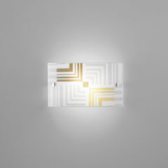 APPLIQUE SEVENTY BIANCA 2XE14 35X8X20CM