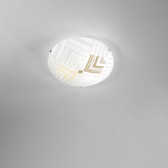 PLAFONIERA SEVENTY BIANCA 3XE27 40X40X11,3CM
