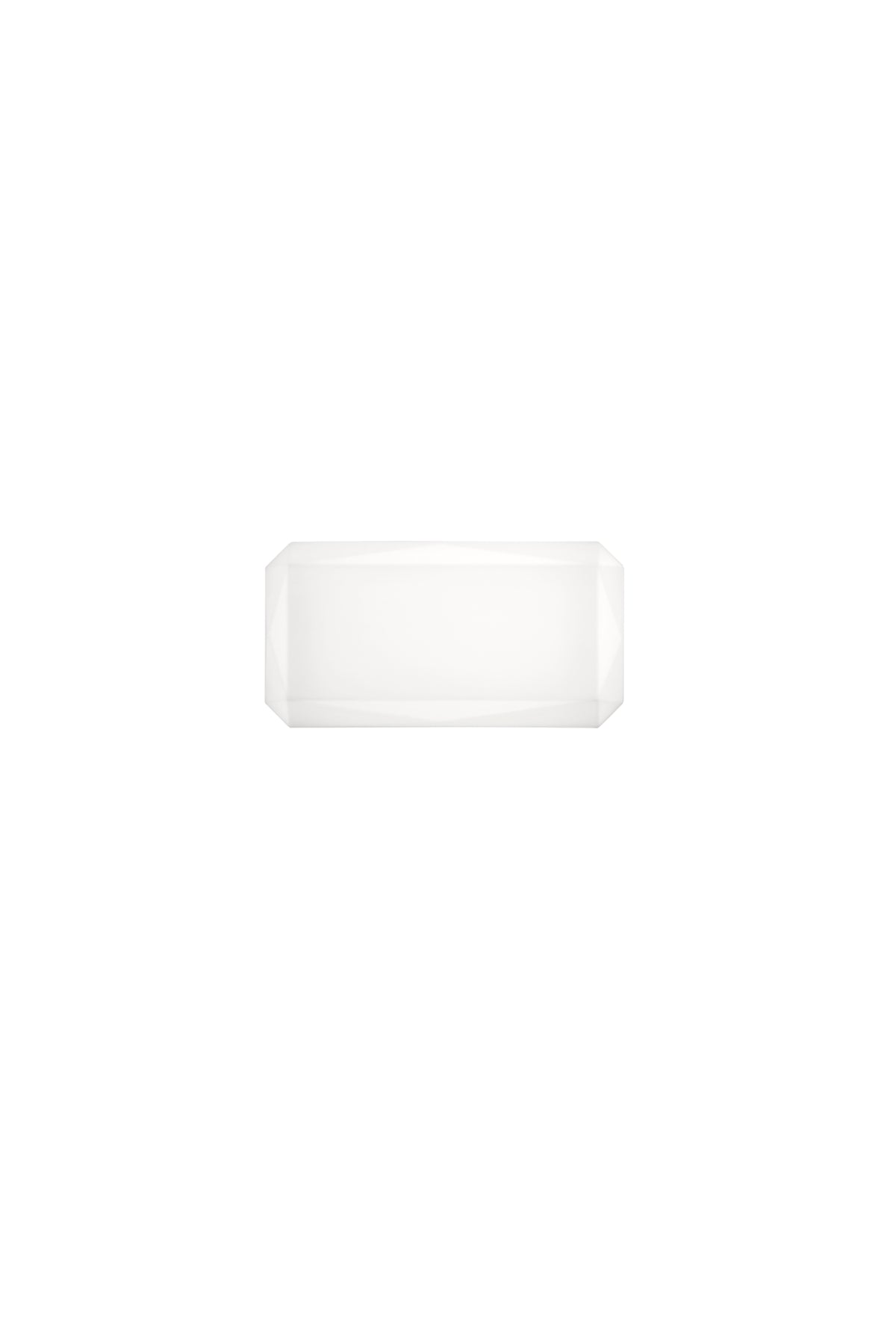 "Applique LED SINOPE in vetro bianco satinato, CCT, h15x30cm."