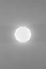 PLAFONIERA SINOPE BIANCA IN PMMA 16W 1500LM CCT 3000/4000/6500K 29X10CM