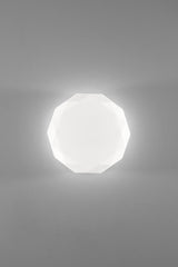 PLAFONIERA SINOPE BIANCA IN PMMA 24W 2500LM CCT 3000/4000/6500K 38,5X11CM