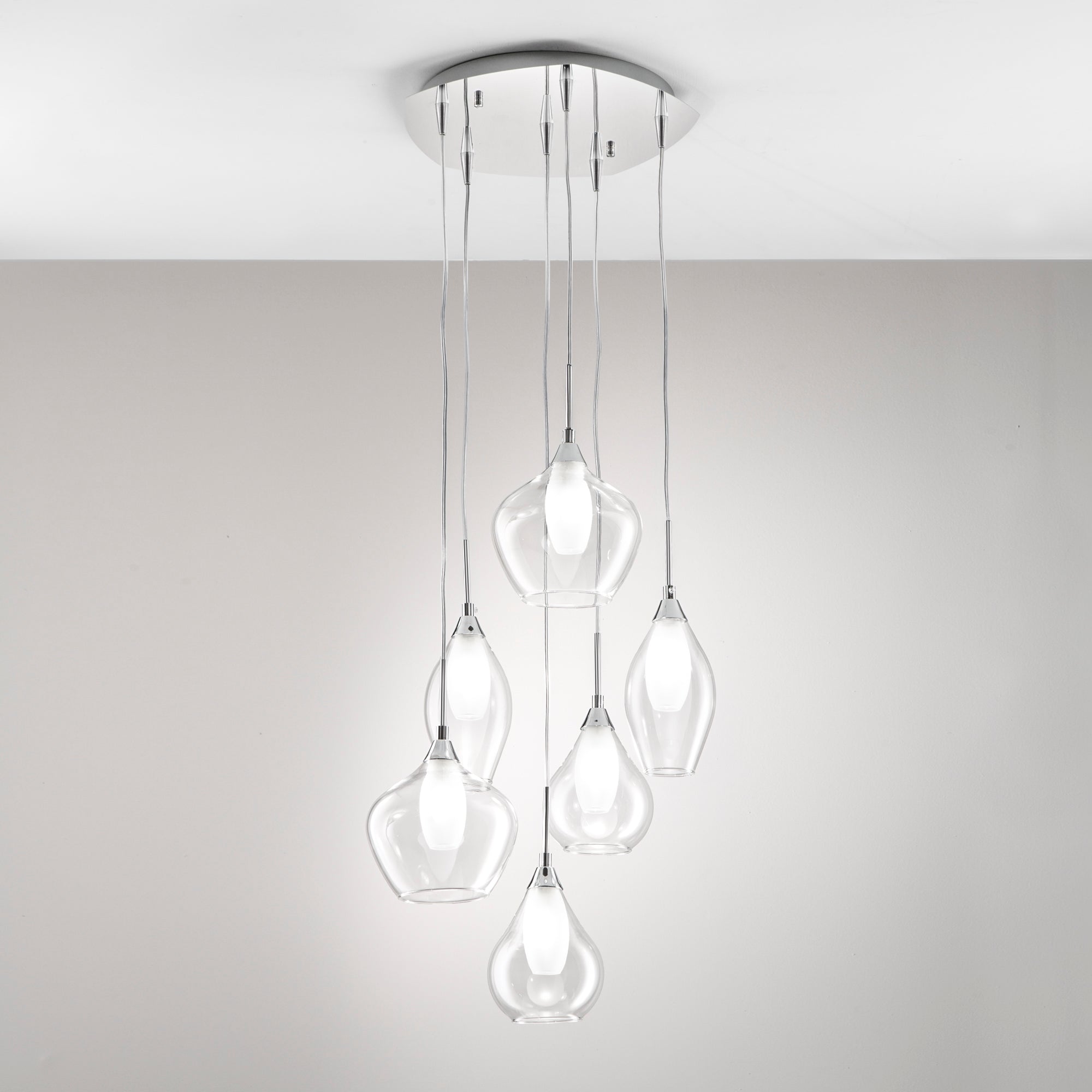 SOSPENSIONE SKYLINE TRASPARENTE 6XG9 35X120CM