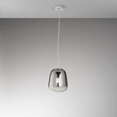 SOSPENSIONE SMOKE CROMO 1XE27 19,7X150CM