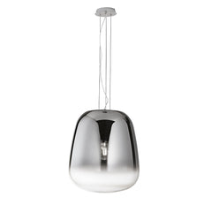 SOSPENSIONE SMOKE CROMO 1XE27 45X150CM