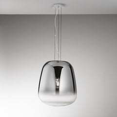 SOSPENSIONE SMOKE CROMO 1XE27 45X150CM