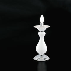 LUME SOFFIO BIANCO/CROMO 1XE14 15X36CM