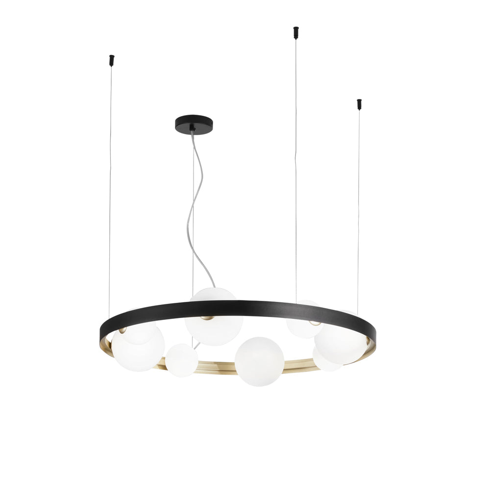 SOSPENSIONE SONETTO NERA/ORO 8XG9 76X12X150CM