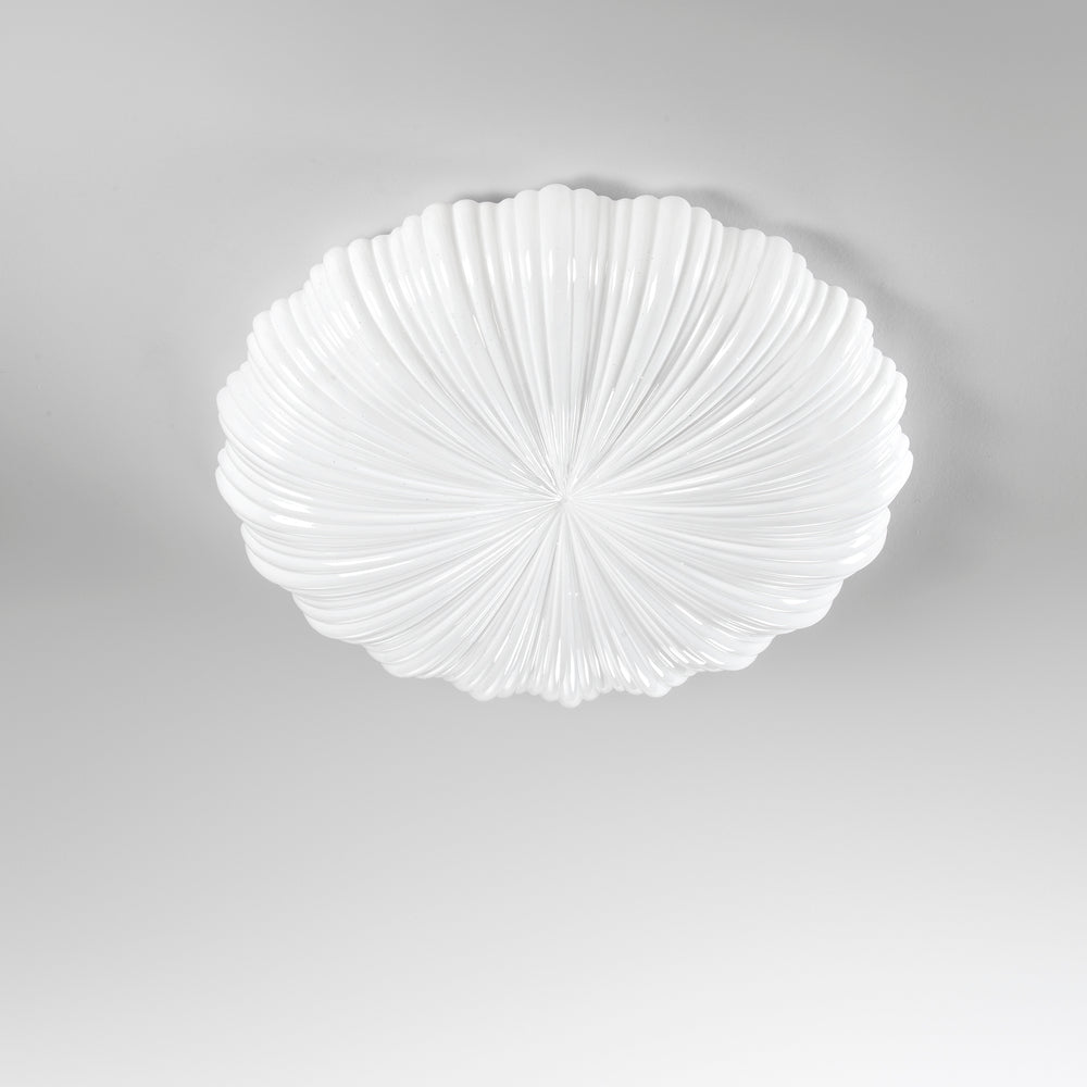 PLAFONIERA LED SPRING BIANCA 66W 6540LM CCT WI-FI CON TELECOMANDO 76X76X15,5CM