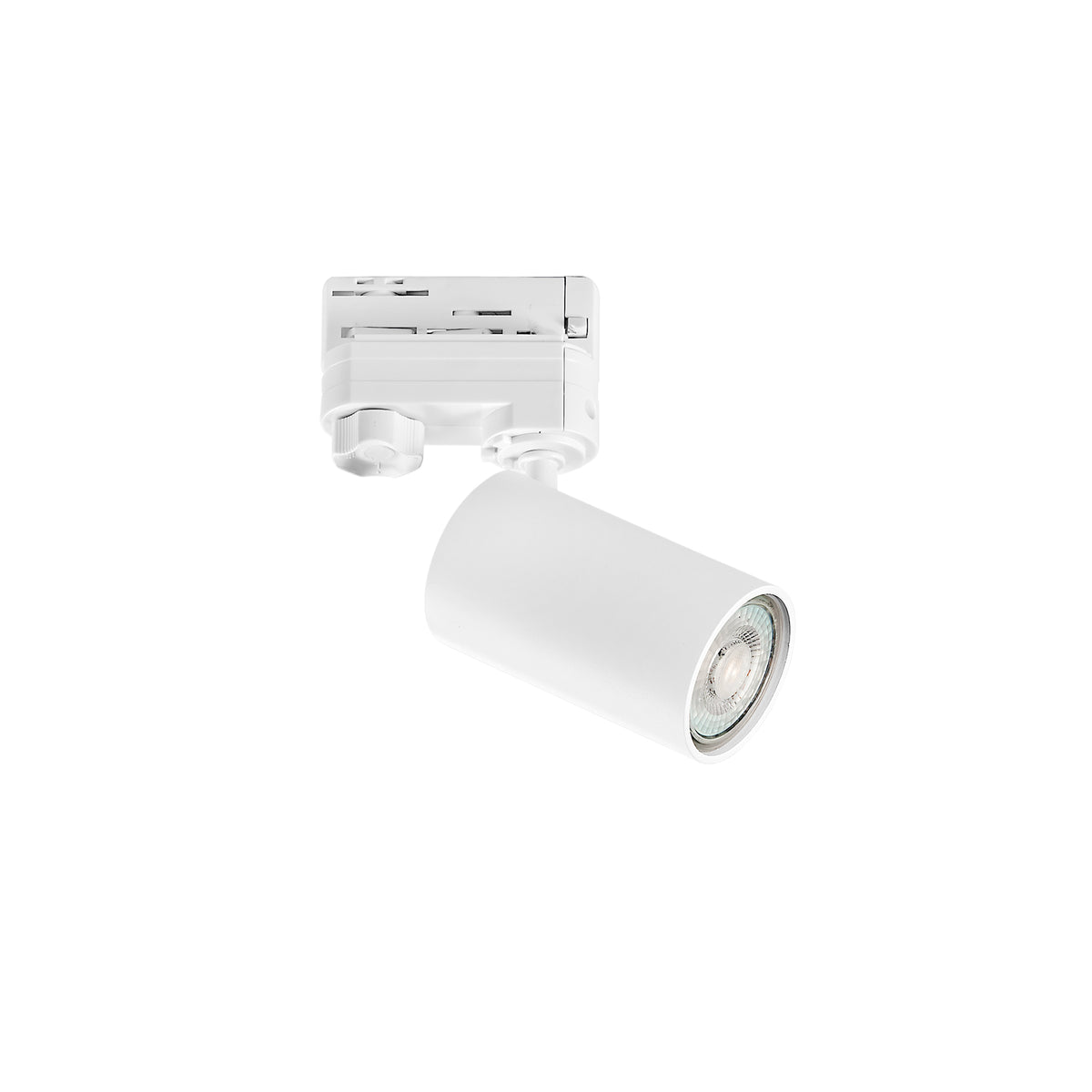 "Faro SQUIB con adattatore trifase in alluminio bianco"