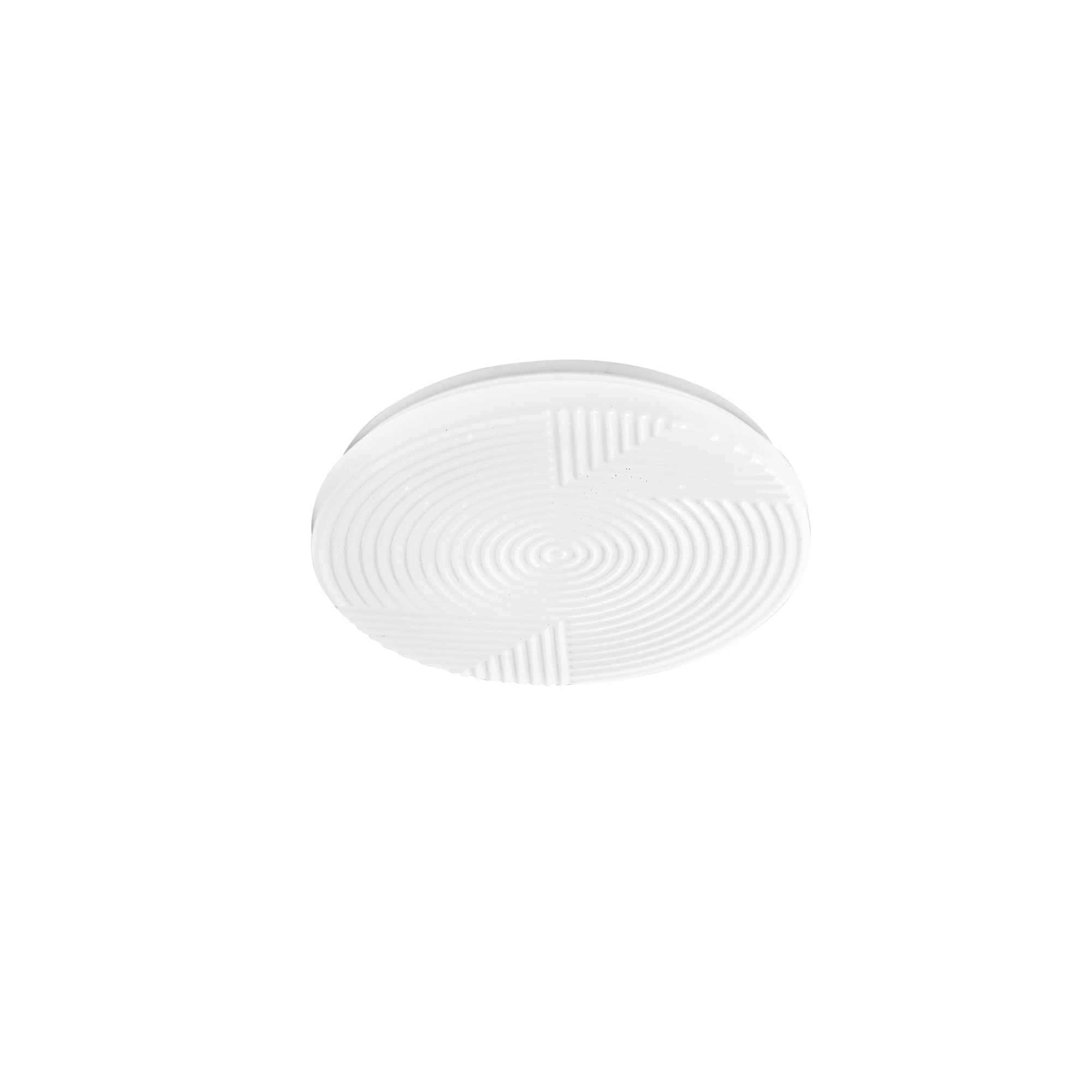 "Plafoniera LED STREAM in acrilico bianco, CCT, Ø 38 cm."