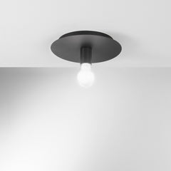 PLAFONIERA STRIKE NERA 1XE27 25X25X86CM