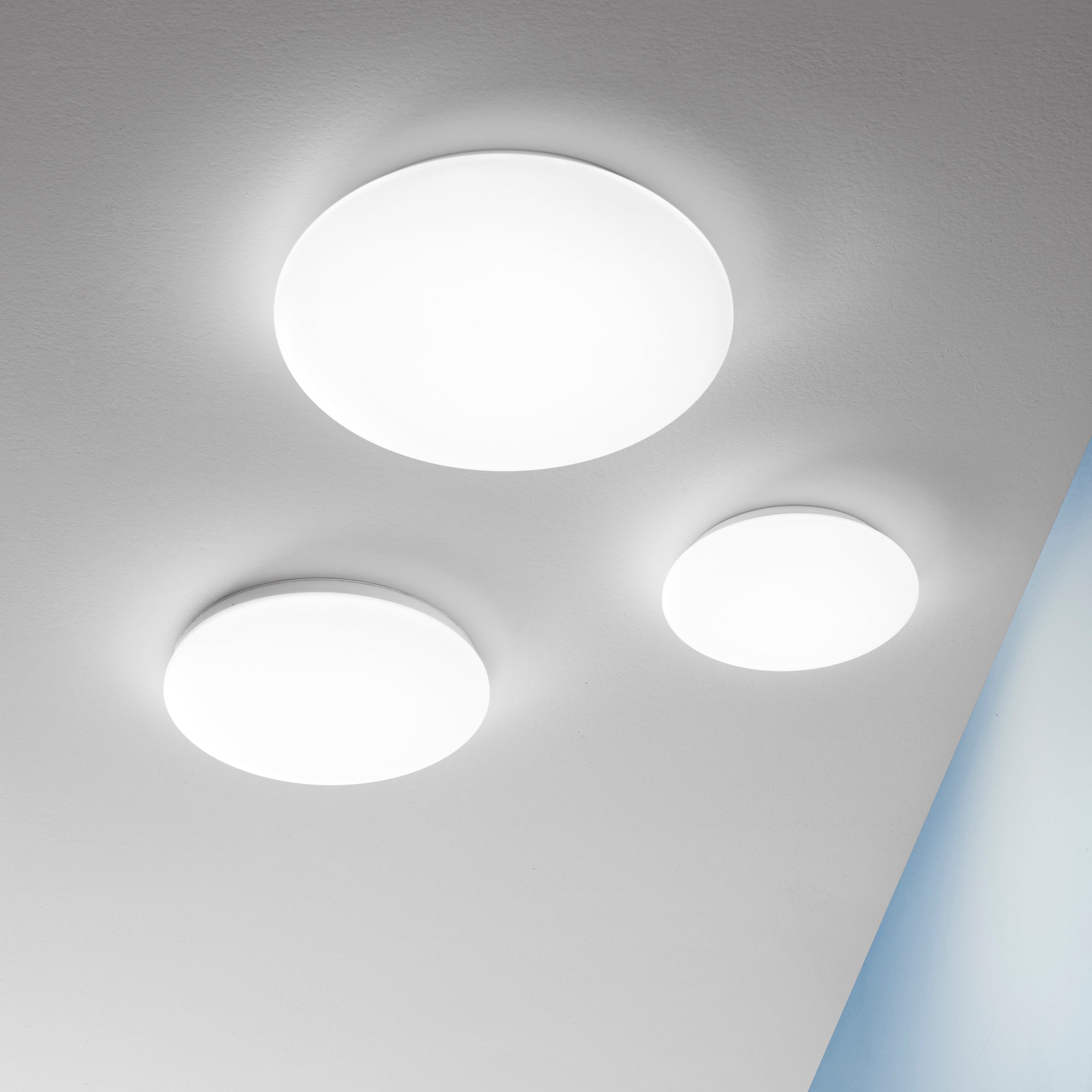 PLAFONIERA LED SUN BIANCA 10W 880LM 4000K 25X25X5CM