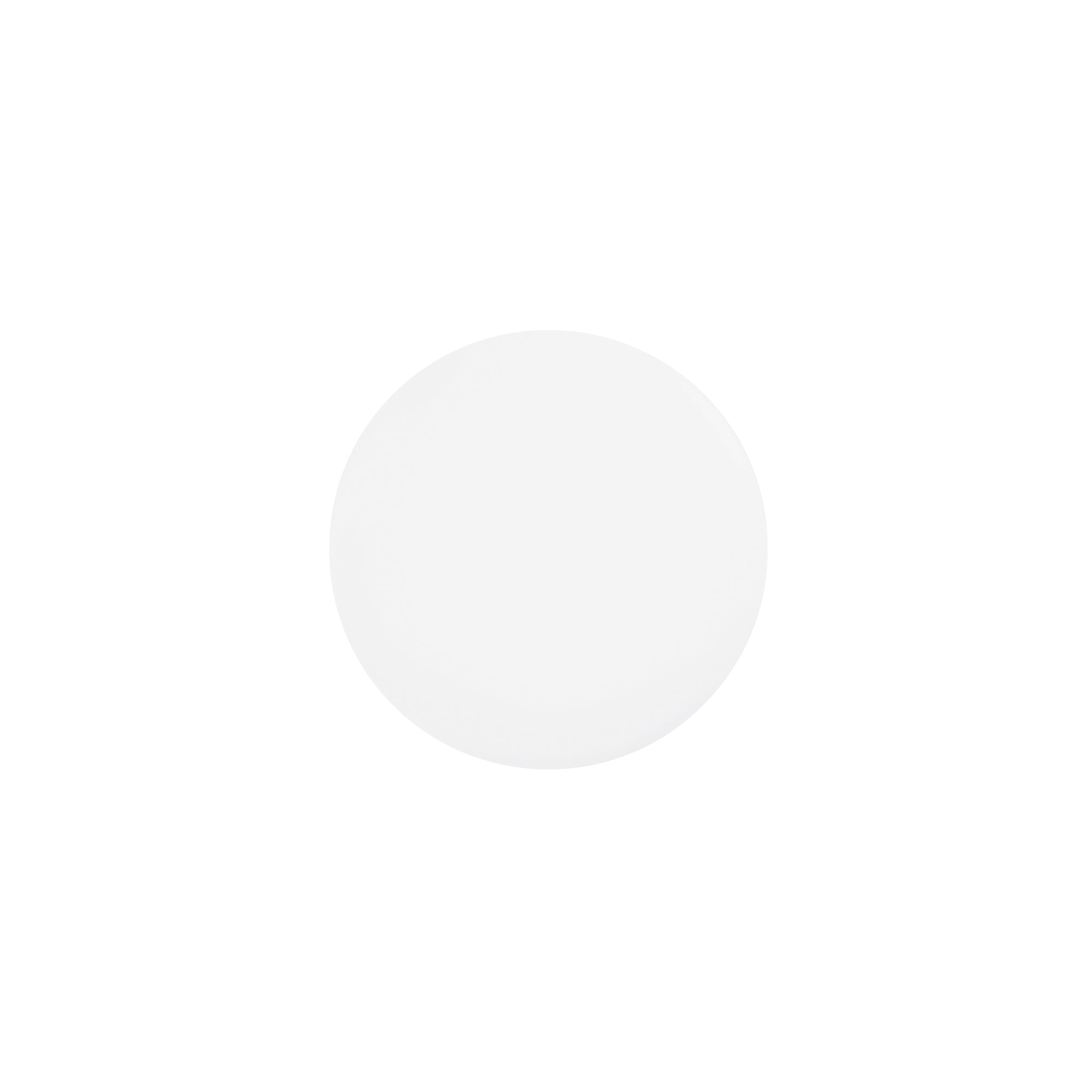 "Plafoniera LED SUN in acrilico bianco, luce naturale, Ø 38 cm."