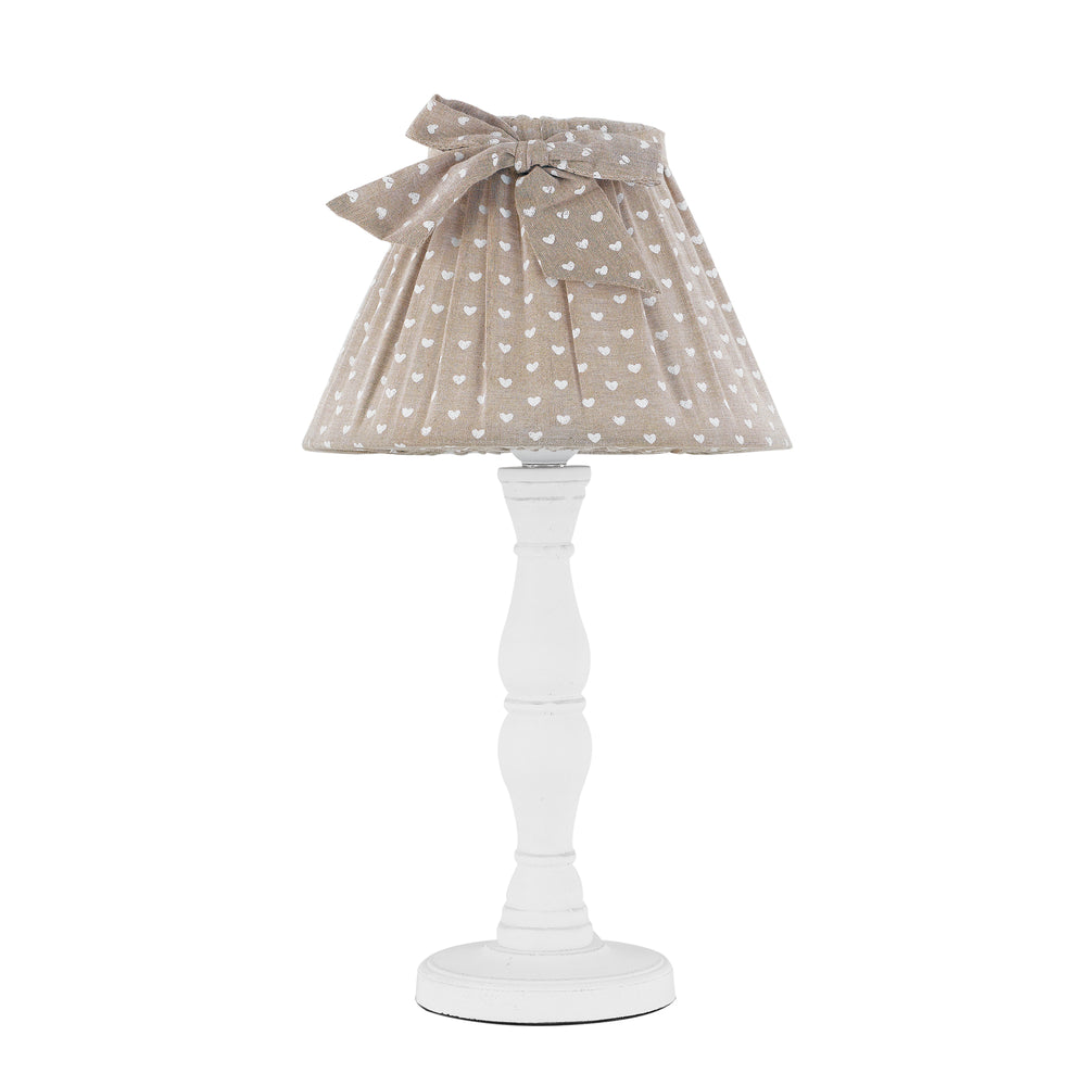 LUME SWEET BIANCO/TORTORA 1XE14 22X41CM