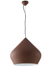 SOSPENSIONE THOLOS BRONZO/BIANCA 1XE27 52X201CM