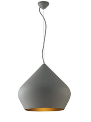 SOSPENSIONE THOLOS GRIGIA/ORO 1XE27 52X201CM