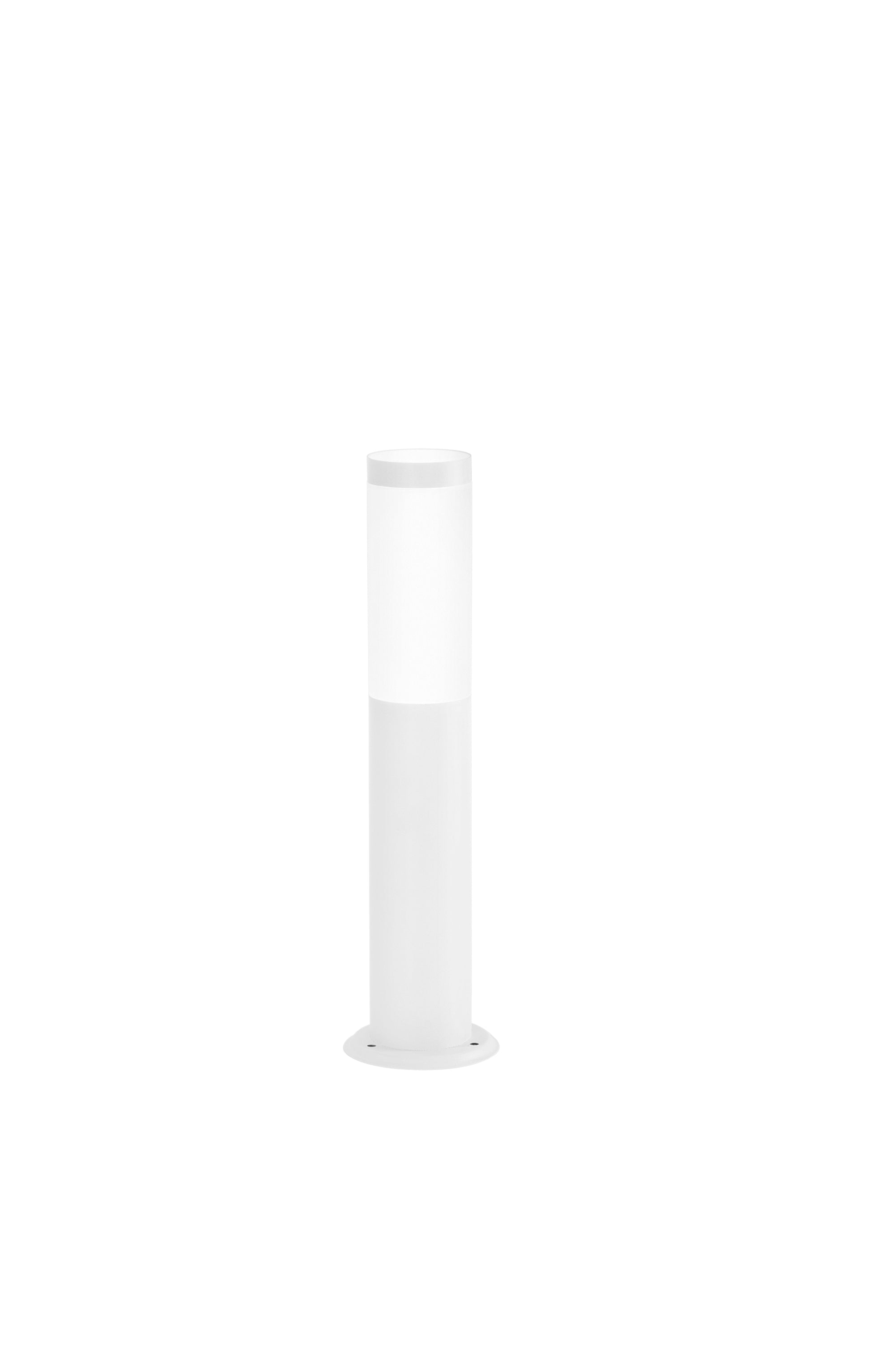 "Paletto da esterno TOKYO in acciaio inox bianco 45 cm