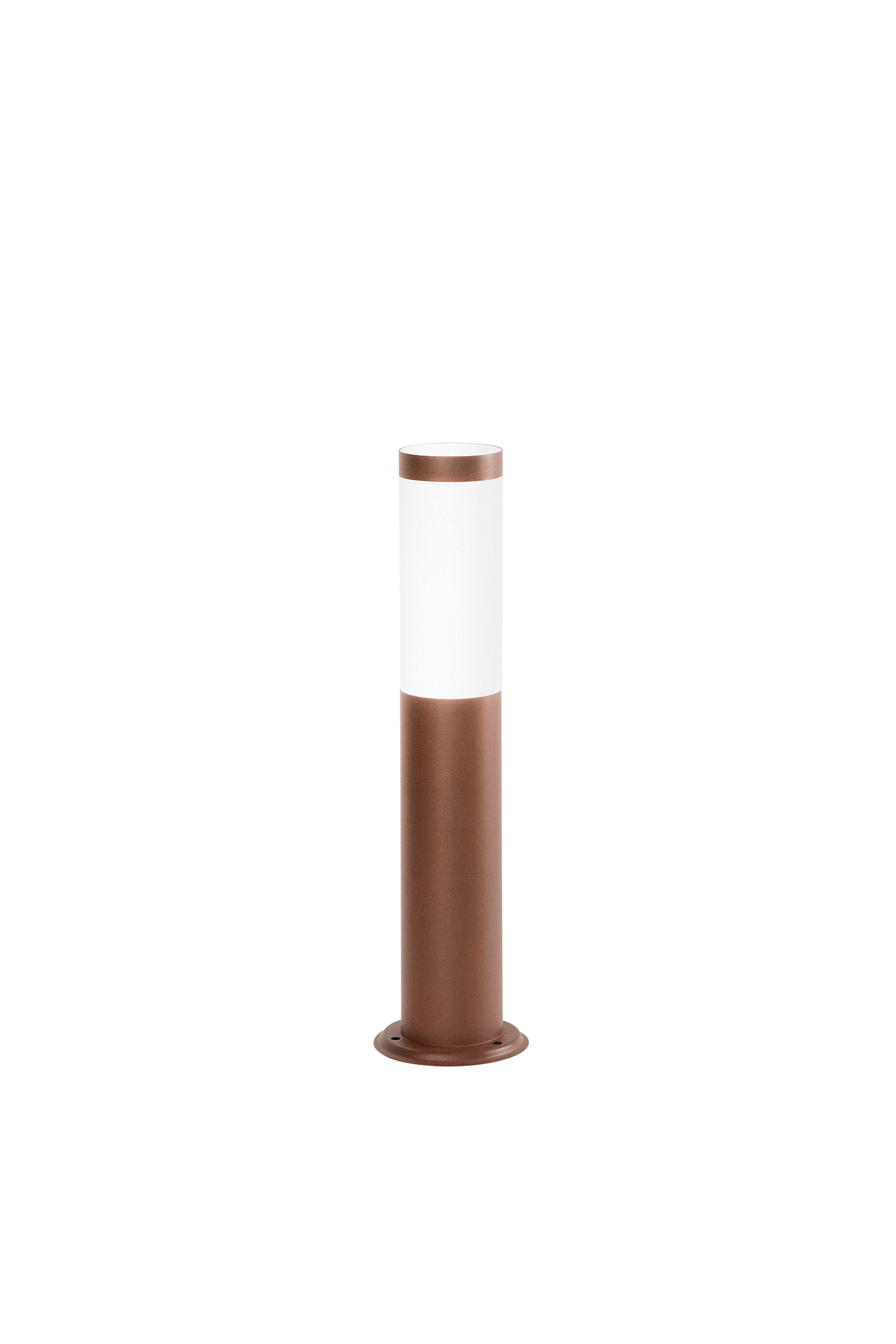 PALO TOKO IN ACCIAIO INOX E POLICARBONATO BRONZO 1XE27 IP44 450X115X115MM