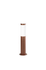 PALO TOKO IN ACCIAIO INOX E POLICARBONATO BRONZO 1XE27 IP44 450X115X115MM