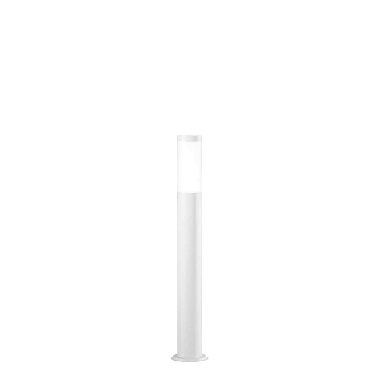 "Paletto da esterno TOKYO in acciaio inox bianco 70 cm