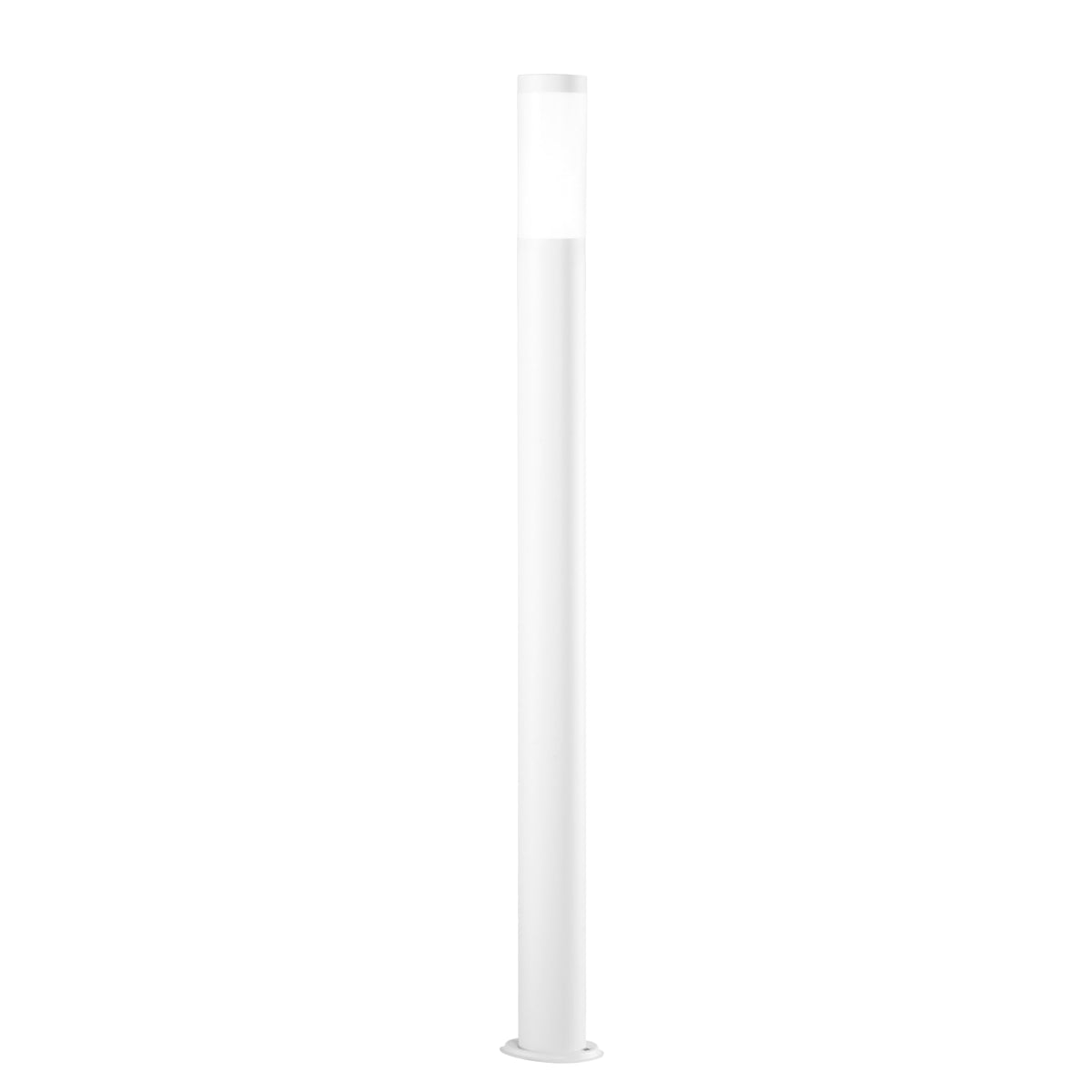 "Paletto da esterno TOKYO in acciaio inox bianco 110 cm