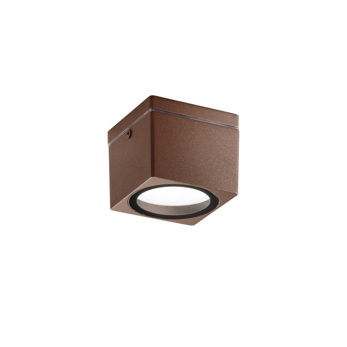"Plafoniera da esterno TOWER quadrata in alluminio bronzo IP54