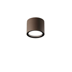 "Plafoniera da esterno TOWER rotonda in alluminio bronzo IP54