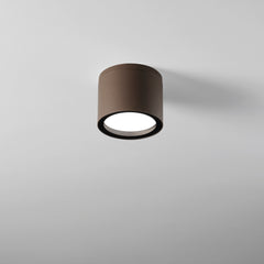 PLAFONIERA TOWER CORTEN TONDA 1XGX53 IP54 9X7,2CM